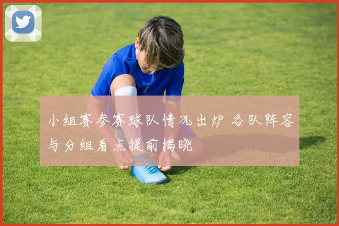 小组赛参赛球队情况出炉 各队阵容与分组看点提前揭晓